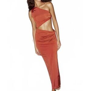 NEW JADE SWIM yana maxi dress in melon